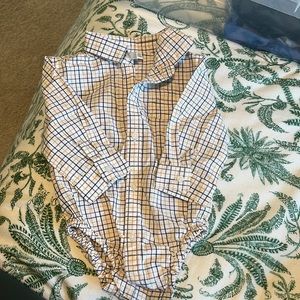 Janie and Jack collard onesie